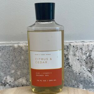 Bath & Body Works Shower Gel 10 oz. CITRUS & CEDAR Aloe + Vitamin E